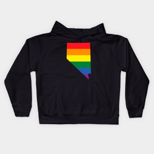 Nevada state LGBT Pride Kids Hoodie